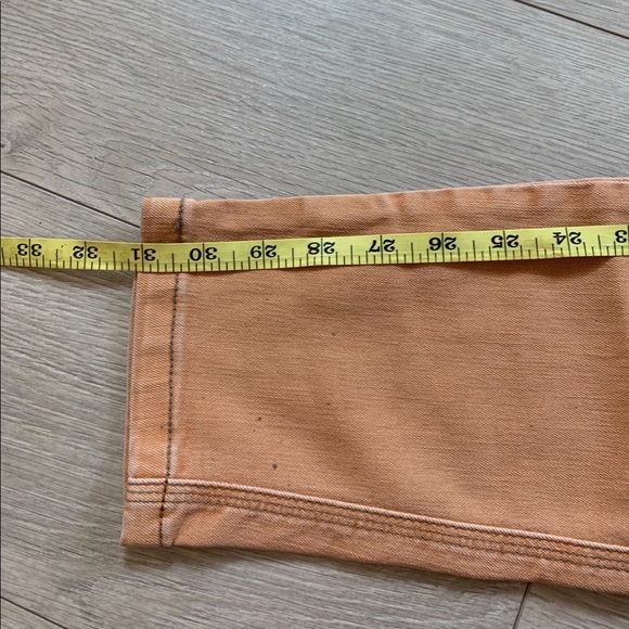 Free People Orange Skinny Leg Jeans - Picture 11 of 12